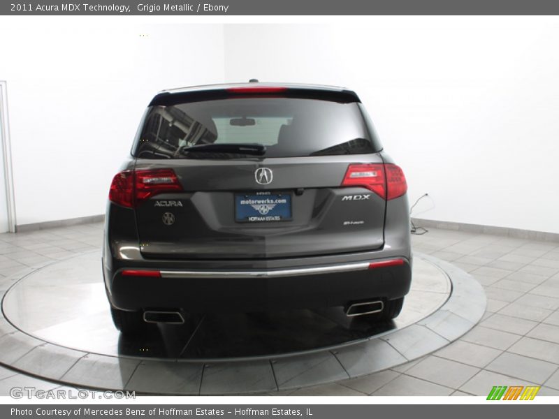 Grigio Metallic / Ebony 2011 Acura MDX Technology