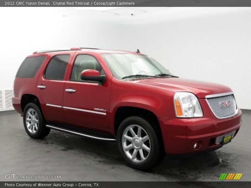Crystal Red Tintcoat / Cocoa/Light Cashmere 2012 GMC Yukon Denali