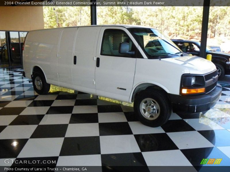 Summit White / Medium Dark Pewter 2004 Chevrolet Express 3500 Extended Commercial Van
