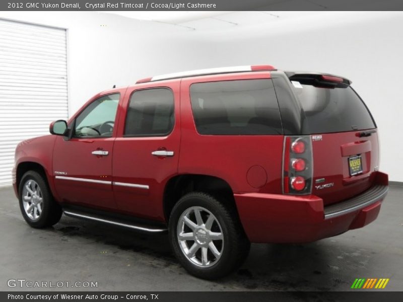 Crystal Red Tintcoat / Cocoa/Light Cashmere 2012 GMC Yukon Denali