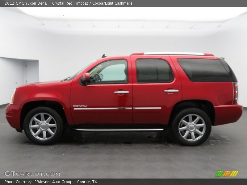 Crystal Red Tintcoat / Cocoa/Light Cashmere 2012 GMC Yukon Denali