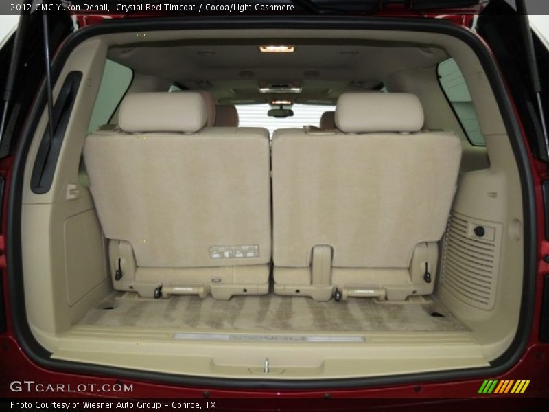 Crystal Red Tintcoat / Cocoa/Light Cashmere 2012 GMC Yukon Denali
