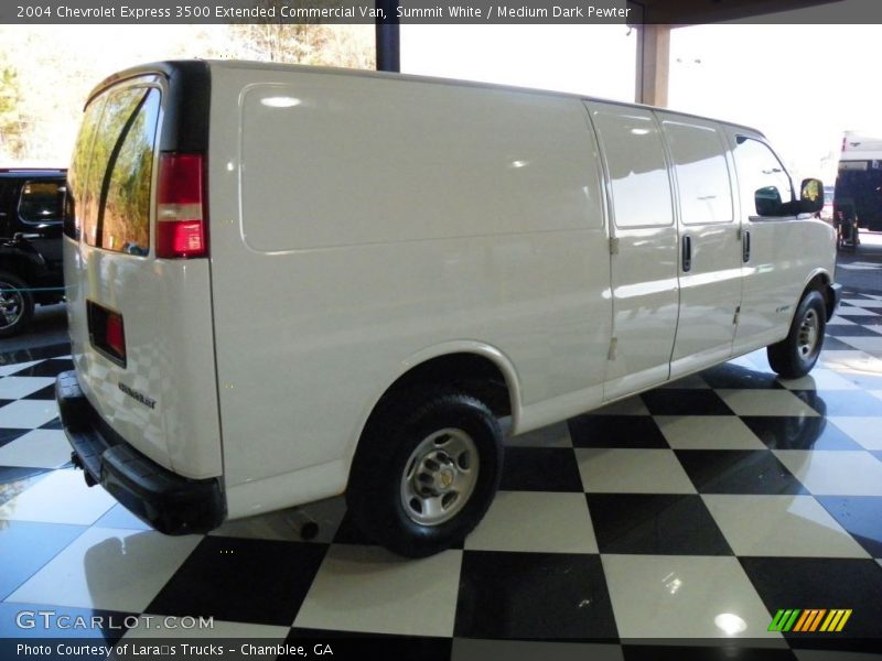 Summit White / Medium Dark Pewter 2004 Chevrolet Express 3500 Extended Commercial Van