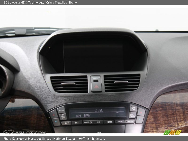 Grigio Metallic / Ebony 2011 Acura MDX Technology