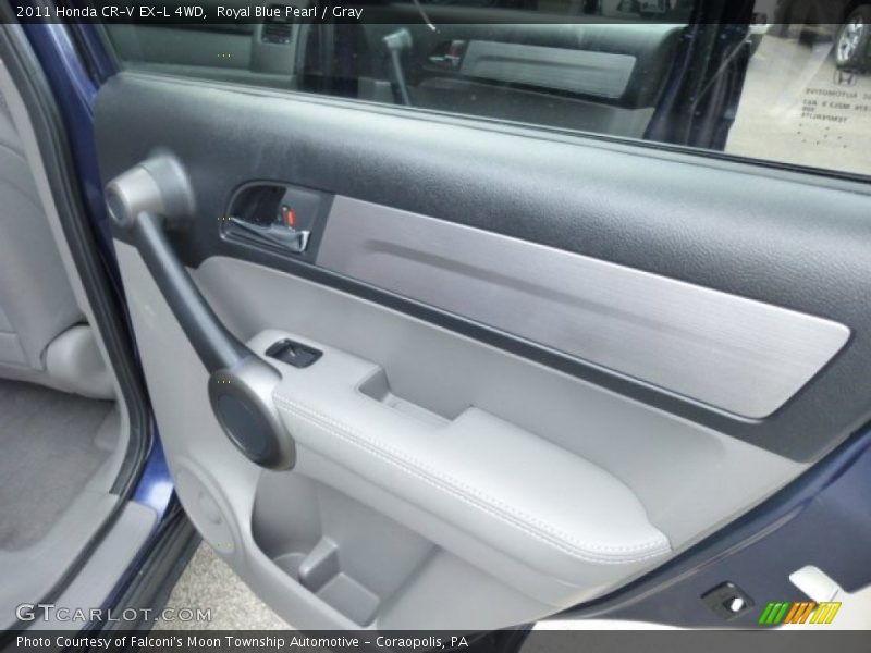 Royal Blue Pearl / Gray 2011 Honda CR-V EX-L 4WD