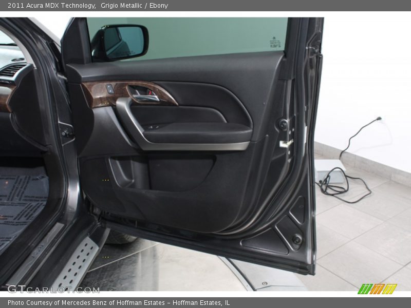 Grigio Metallic / Ebony 2011 Acura MDX Technology