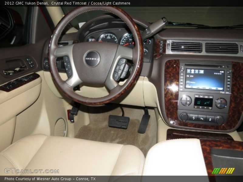 Crystal Red Tintcoat / Cocoa/Light Cashmere 2012 GMC Yukon Denali