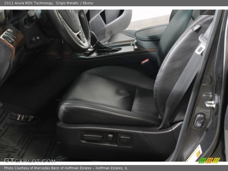 Grigio Metallic / Ebony 2011 Acura MDX Technology