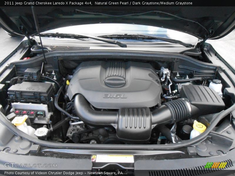  2011 Grand Cherokee Laredo X Package 4x4 Engine - 3.6 Liter DOHC 24-Valve VVT V6