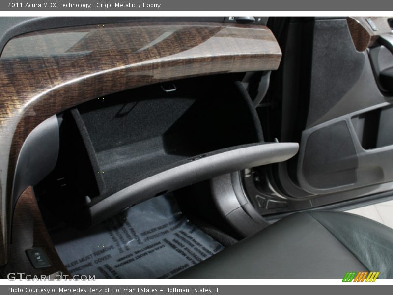 Grigio Metallic / Ebony 2011 Acura MDX Technology