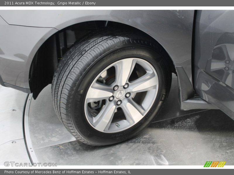 Grigio Metallic / Ebony 2011 Acura MDX Technology