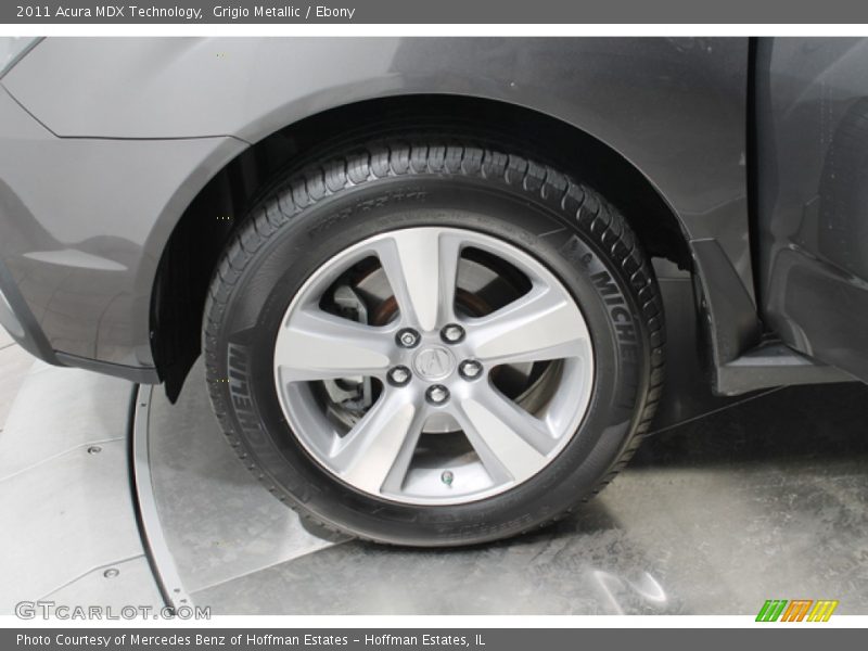 Grigio Metallic / Ebony 2011 Acura MDX Technology