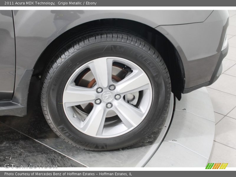 Grigio Metallic / Ebony 2011 Acura MDX Technology