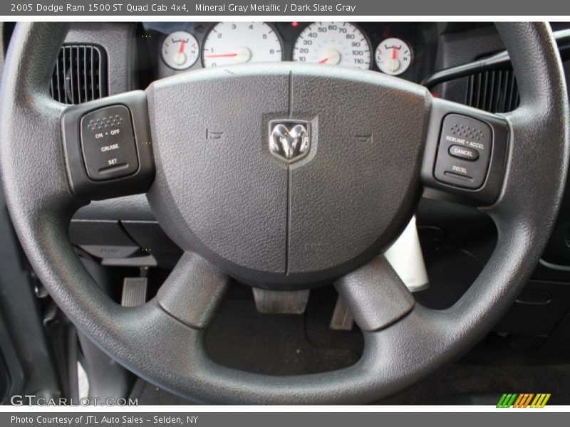 Mineral Gray Metallic / Dark Slate Gray 2005 Dodge Ram 1500 ST Quad Cab 4x4