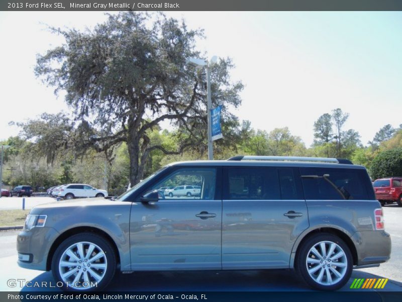 Mineral Gray Metallic / Charcoal Black 2013 Ford Flex SEL