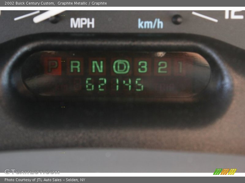 Graphite Metallic / Graphite 2002 Buick Century Custom