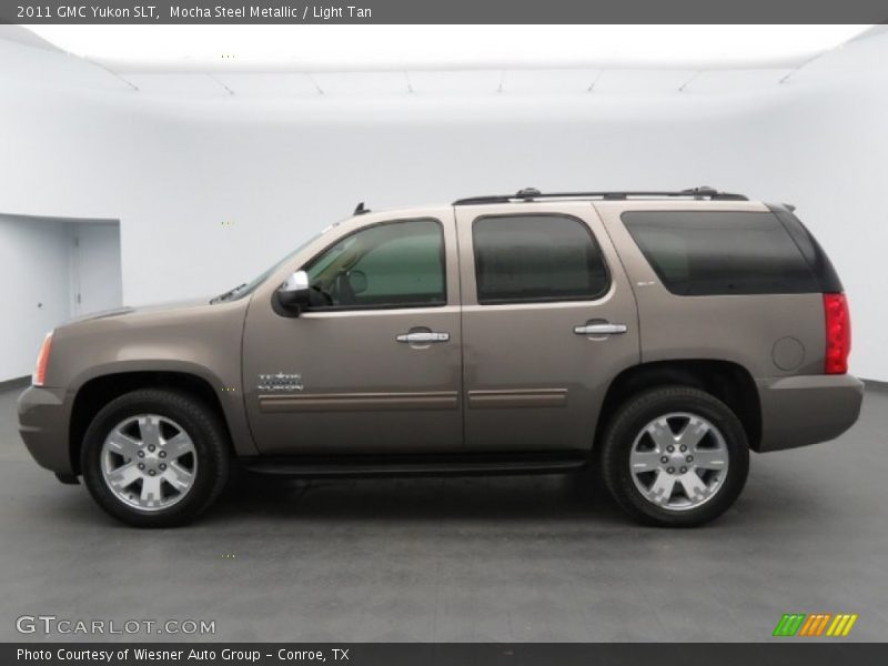 Mocha Steel Metallic / Light Tan 2011 GMC Yukon SLT