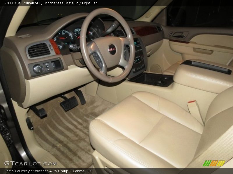 Mocha Steel Metallic / Light Tan 2011 GMC Yukon SLT