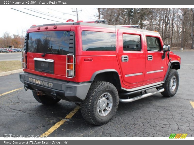  2004 H2 SUV Victory Red