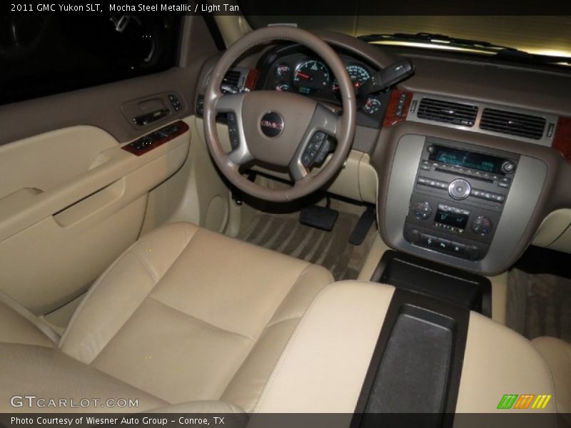 Mocha Steel Metallic / Light Tan 2011 GMC Yukon SLT