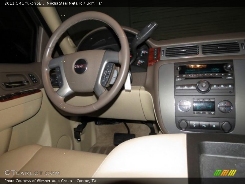 Mocha Steel Metallic / Light Tan 2011 GMC Yukon SLT