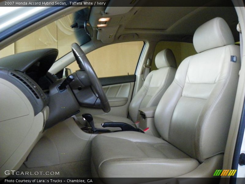  2007 Accord Hybrid Sedan Ivory Interior