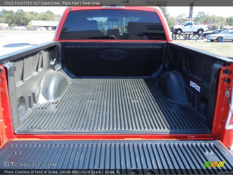 Race Red / Steel Gray 2013 Ford F150 XLT SuperCrew