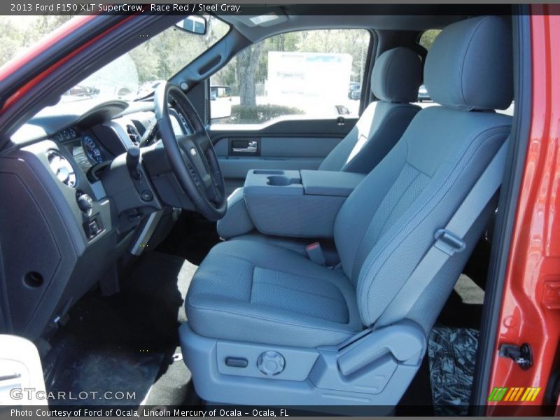  2013 F150 XLT SuperCrew Steel Gray Interior