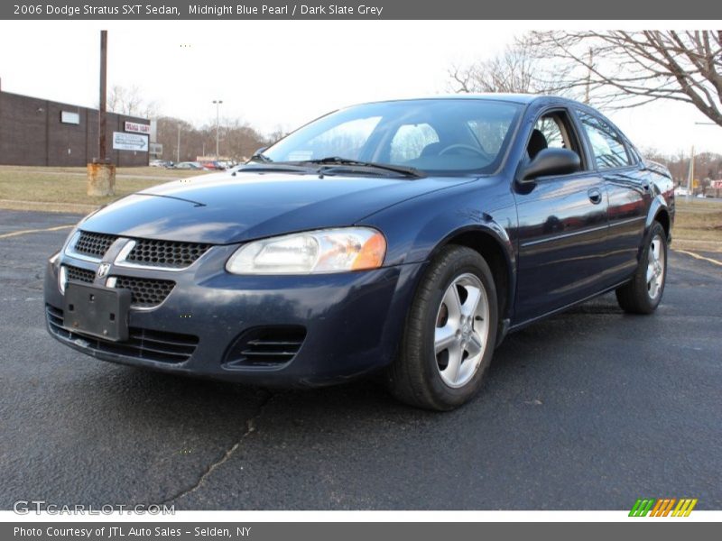 Midnight Blue Pearl / Dark Slate Grey 2006 Dodge Stratus SXT Sedan
