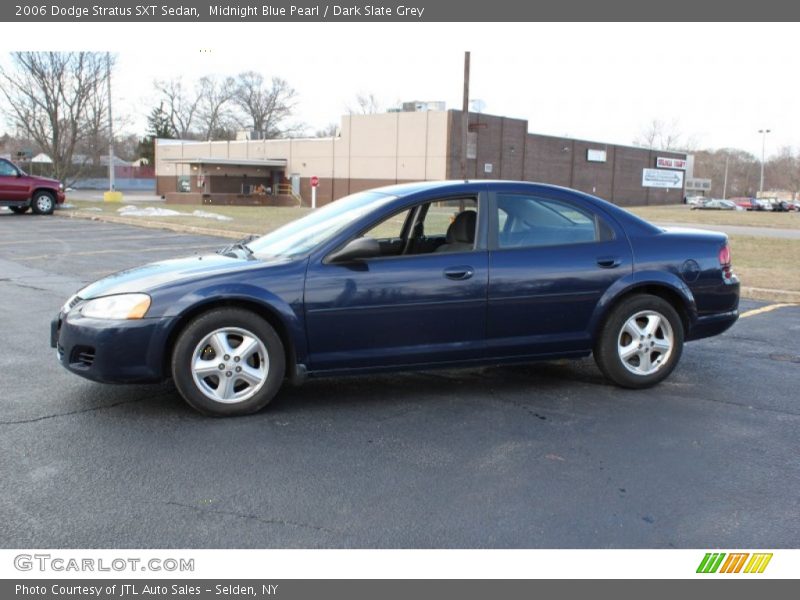 Midnight Blue Pearl / Dark Slate Grey 2006 Dodge Stratus SXT Sedan