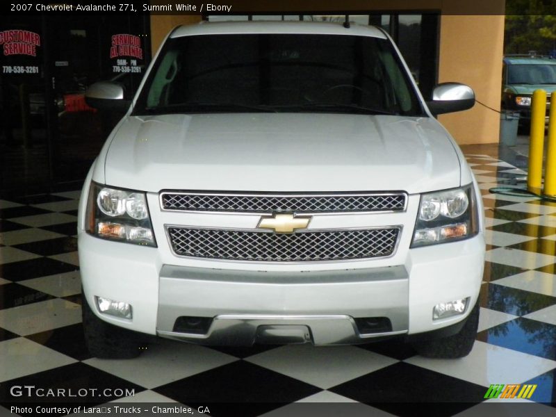 Summit White / Ebony 2007 Chevrolet Avalanche Z71