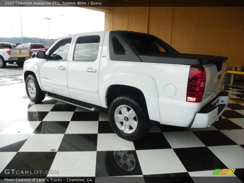 Summit White / Ebony 2007 Chevrolet Avalanche Z71