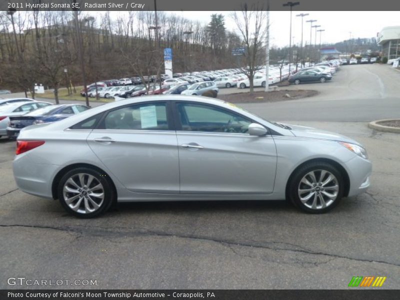 Radiant Silver / Gray 2011 Hyundai Sonata SE
