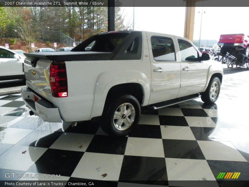 Summit White / Ebony 2007 Chevrolet Avalanche Z71