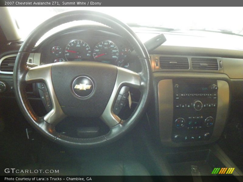 Summit White / Ebony 2007 Chevrolet Avalanche Z71