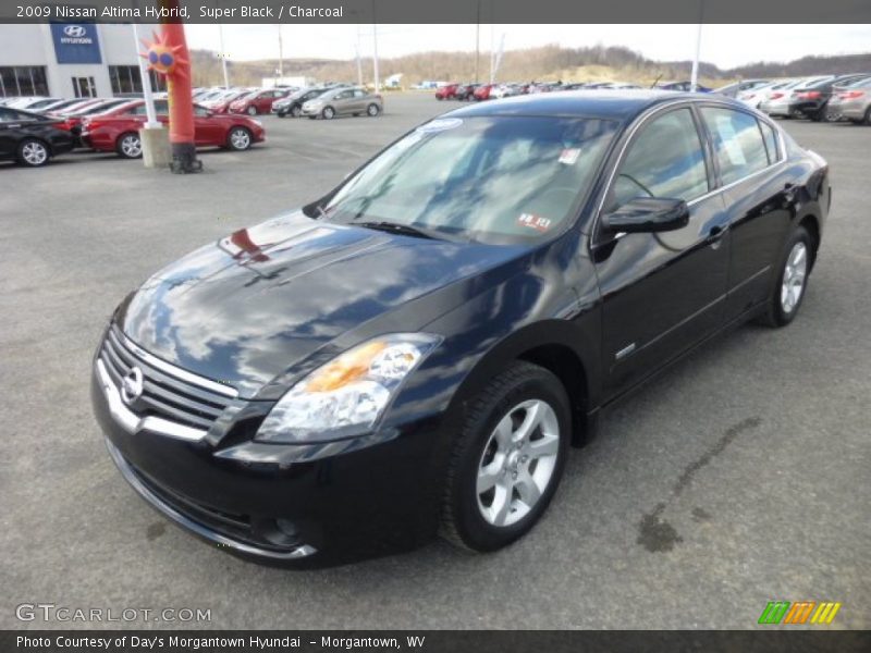 Super Black / Charcoal 2009 Nissan Altima Hybrid