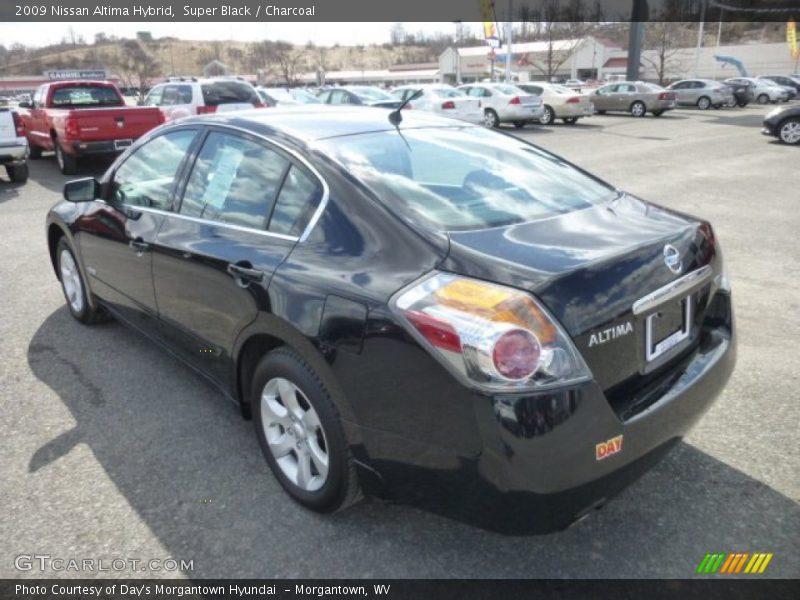 Super Black / Charcoal 2009 Nissan Altima Hybrid