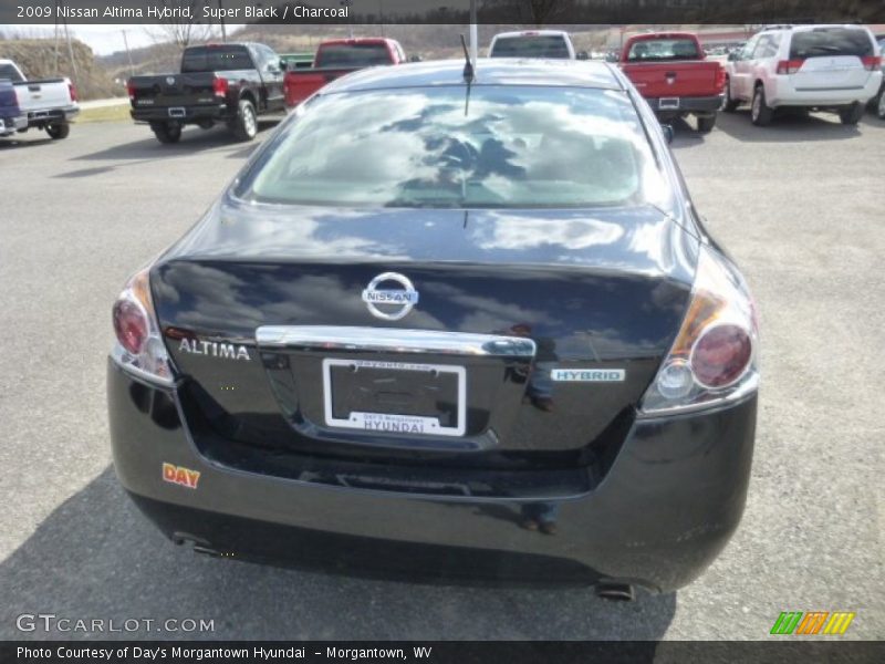 Super Black / Charcoal 2009 Nissan Altima Hybrid