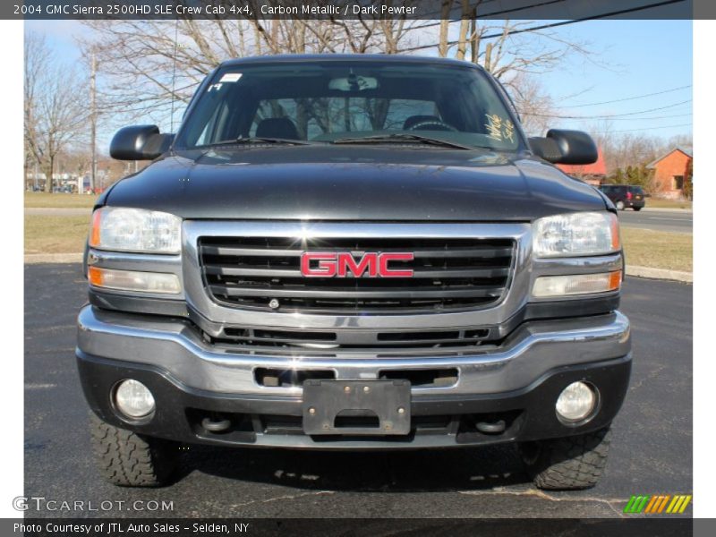 Carbon Metallic / Dark Pewter 2004 GMC Sierra 2500HD SLE Crew Cab 4x4