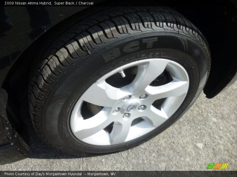Super Black / Charcoal 2009 Nissan Altima Hybrid