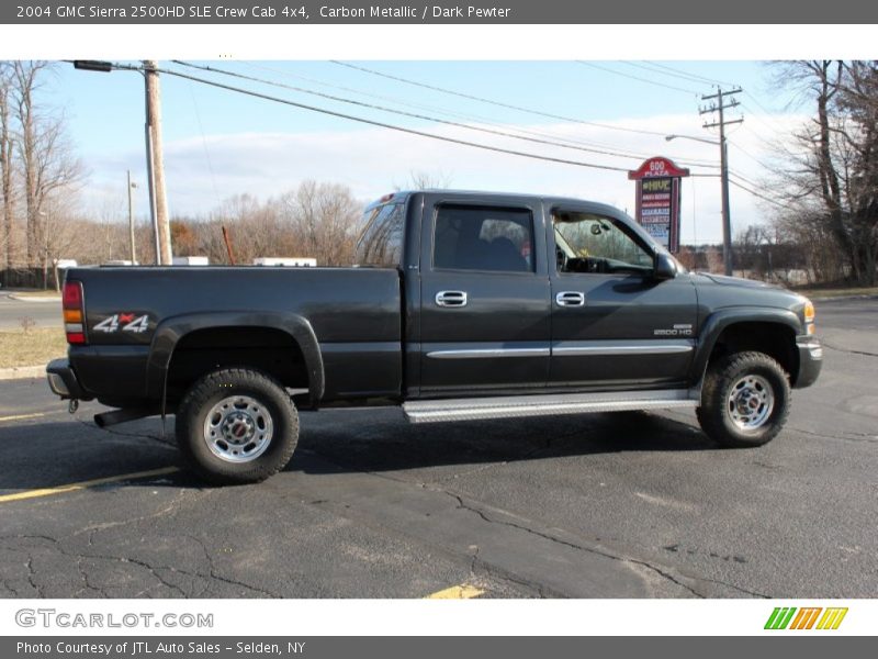 Carbon Metallic / Dark Pewter 2004 GMC Sierra 2500HD SLE Crew Cab 4x4