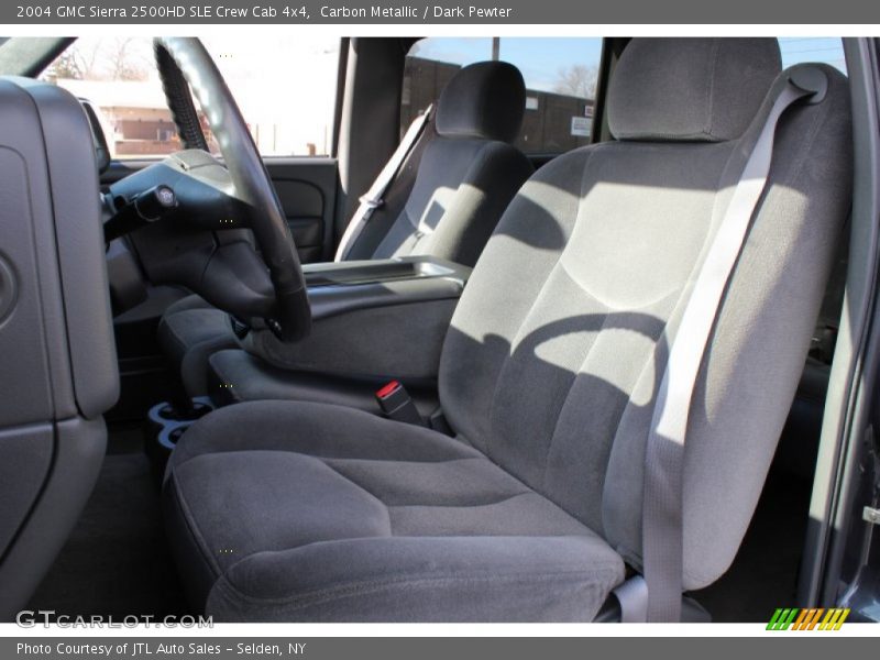 Carbon Metallic / Dark Pewter 2004 GMC Sierra 2500HD SLE Crew Cab 4x4