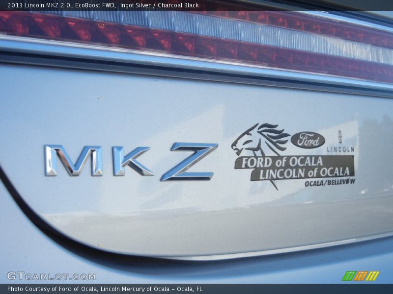 Ingot Silver / Charcoal Black 2013 Lincoln MKZ 2.0L EcoBoost FWD