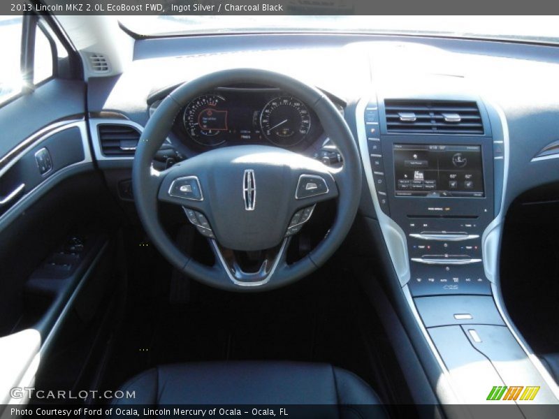 Ingot Silver / Charcoal Black 2013 Lincoln MKZ 2.0L EcoBoost FWD