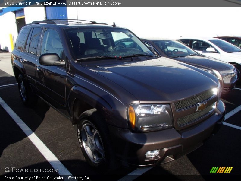 Desert Brown Metallic / Ebony 2008 Chevrolet TrailBlazer LT 4x4