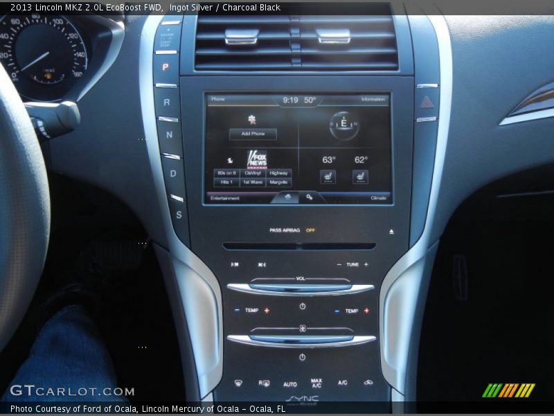 Ingot Silver / Charcoal Black 2013 Lincoln MKZ 2.0L EcoBoost FWD
