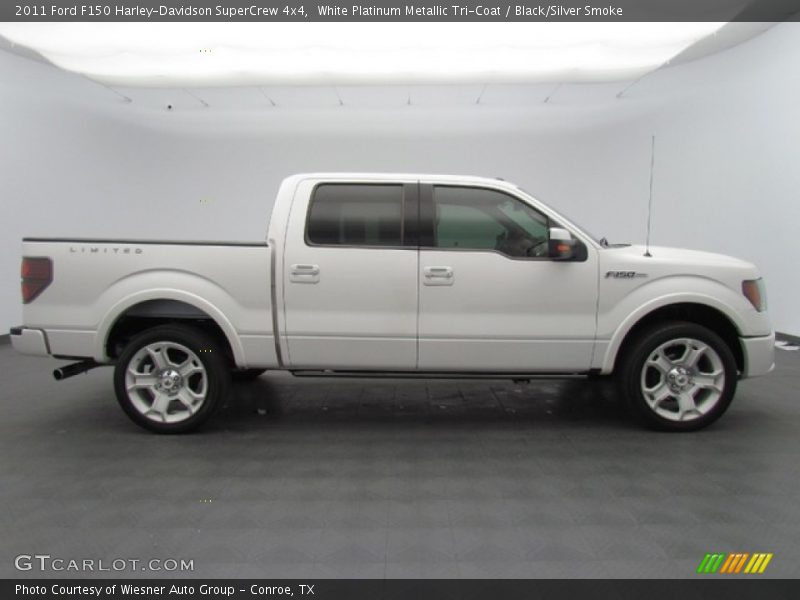  2011 F150 Harley-Davidson SuperCrew 4x4 White Platinum Metallic Tri-Coat