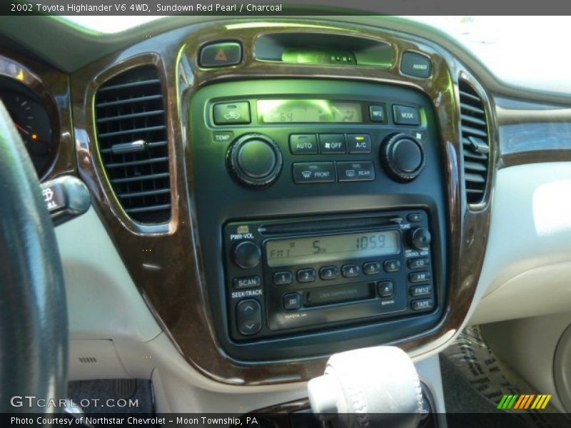 Sundown Red Pearl / Charcoal 2002 Toyota Highlander V6 4WD