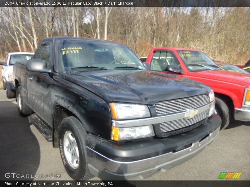 Black / Dark Charcoal 2004 Chevrolet Silverado 1500 LS Regular Cab