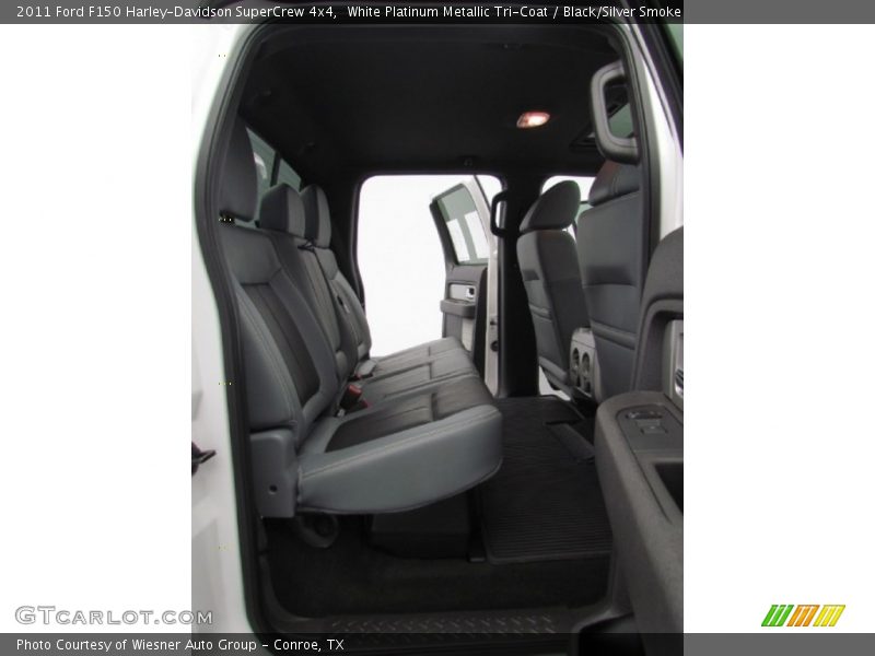 White Platinum Metallic Tri-Coat / Black/Silver Smoke 2011 Ford F150 Harley-Davidson SuperCrew 4x4